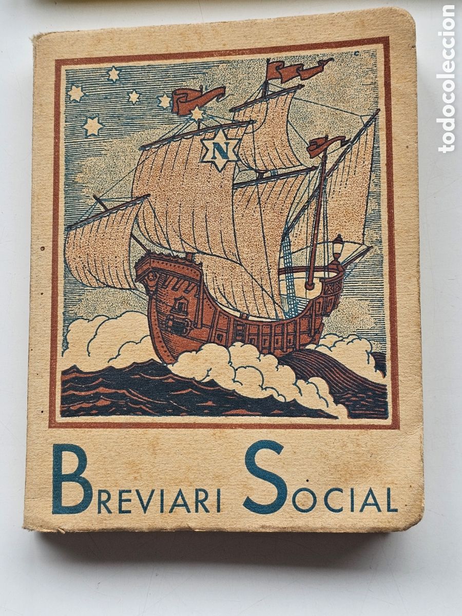Libros antiguos: Libro en Catal&aacute;n Brevari Social de 1934, - Foto 1