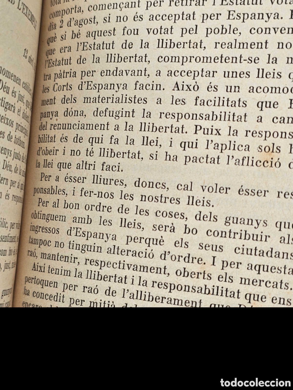 Libros antiguos: Libro en Catal&aacute;n Brevari Social de 1934, - Foto 4