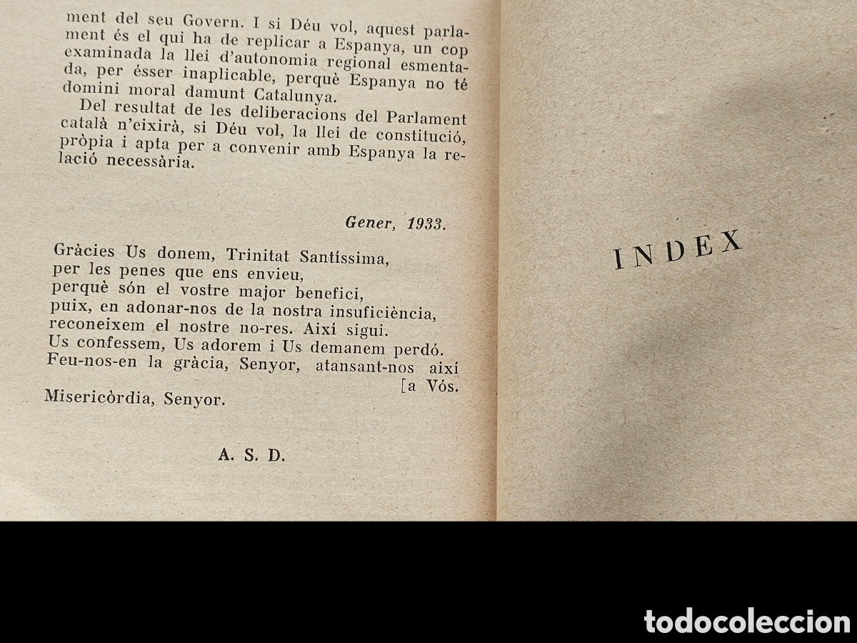 Libros antiguos: Libro en Catal&aacute;n Brevari Social de 1934, - Foto 6