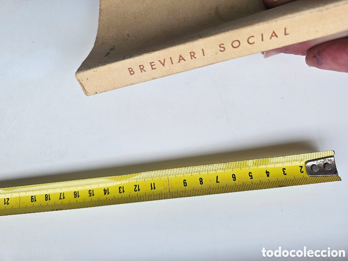 Libros antiguos: Libro en Catal&aacute;n Brevari Social de 1934, - Foto 8