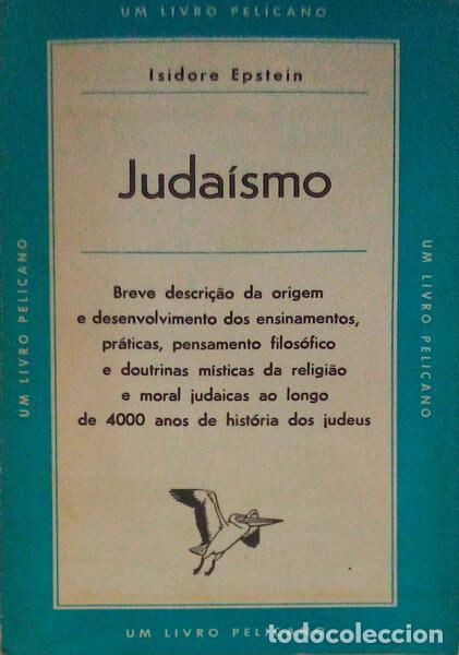 Libros antiguos: EPSTEIN. (Isidore) - JUDA&Iacute;SMO. - Foto 1