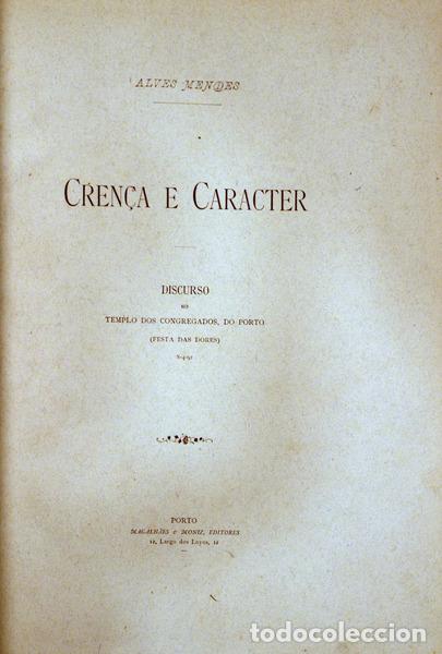 Libros antiguos: ALVES MENDES. - DISCURSOS. - Foto 1