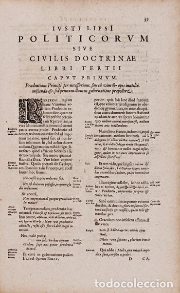 Libros antiguos: L&Iacute;PSIO. (Justo) - OPERA OMNIA, [TOMUS QUARTUS.] - Foto 2