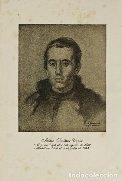 Libros antiguos: BALMES. (Jaime) - OBRAS COMPLETAS. - Foto 2