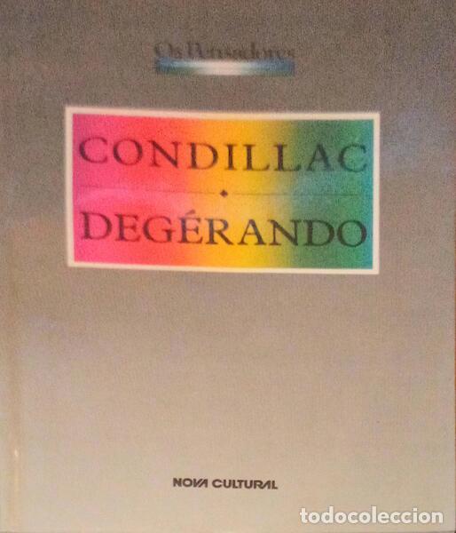 Libros antiguos: CONDILLAC e DEG&Eacute;RANDO. - TEXTOS ESCOLHIDOS. - Foto 1