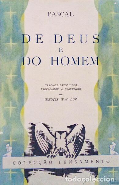 Libros antiguos: PASCAL. (Blaise) - DE DEUS E DO HOMEM. - Foto 1