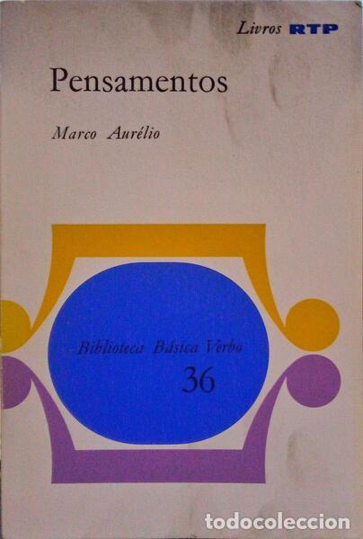 Libros antiguos: AUR&Eacute;LIO. (Marco) - PENSAMENTOS. - Foto 1