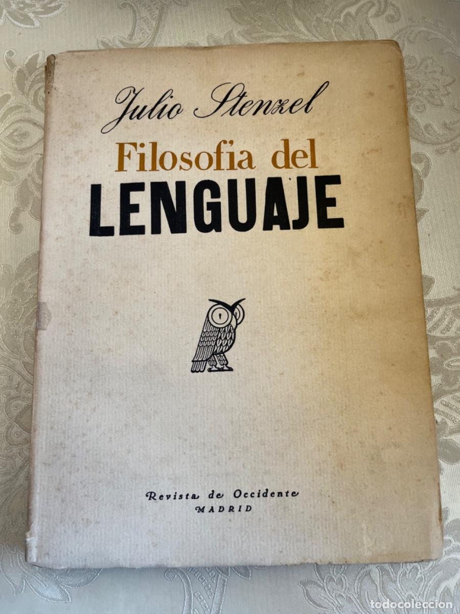 Libros antiguos: Stenzel, Julio. - Filosof&iacute;a del lenguaje - Foto 2