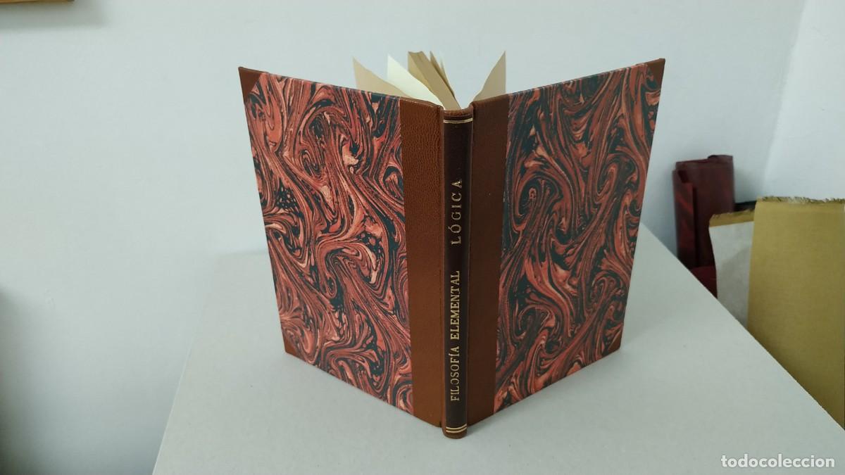Libros antiguos: FILOSOF&Iacute;A ELEMENTAL L&Oacute;GICA - Foto 2
