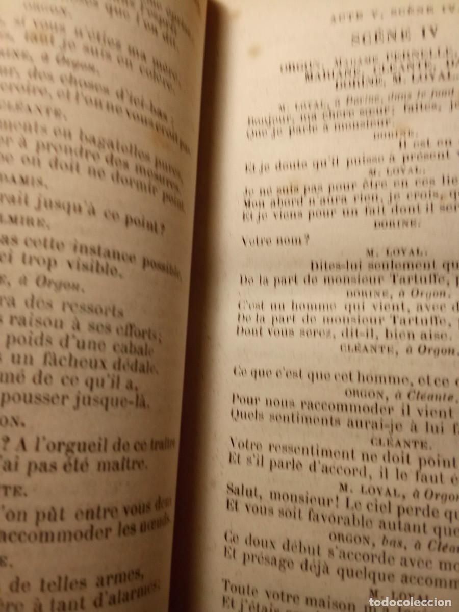 Libros antiguos: Oeuvres de Moli&egrave;re.I ,II. - Foto 8