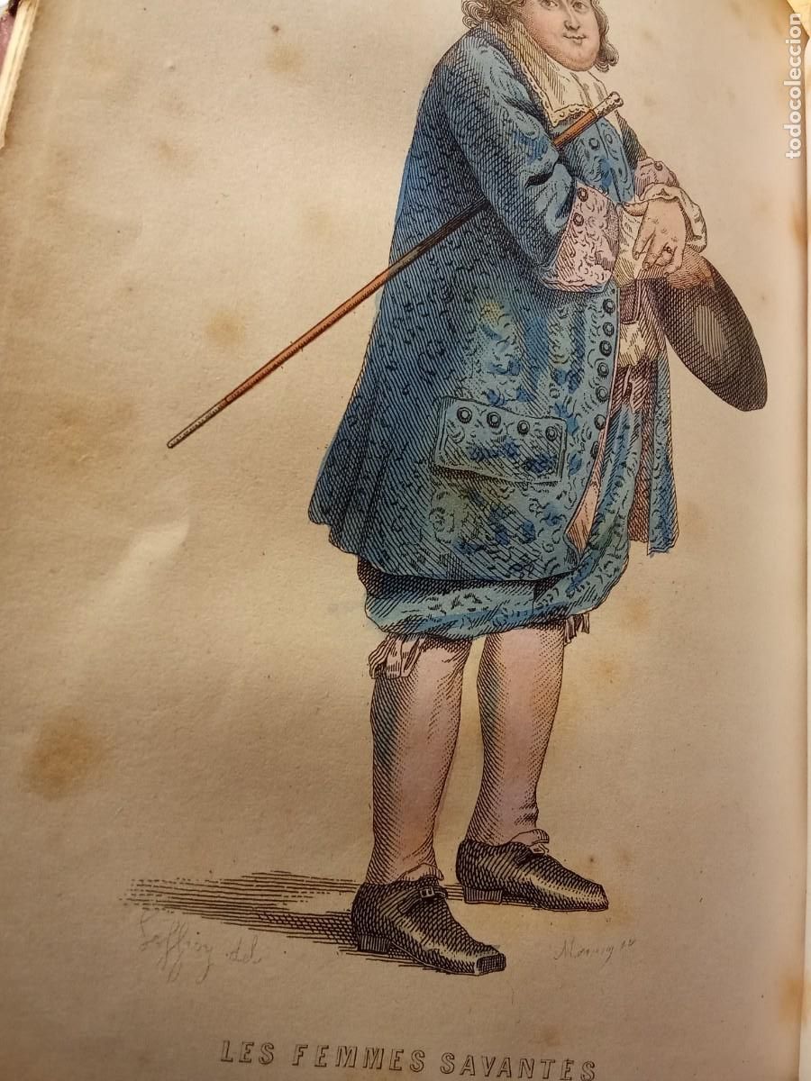 Libros antiguos: Oeuvres de Moli&egrave;re.I ,II. - Foto 10