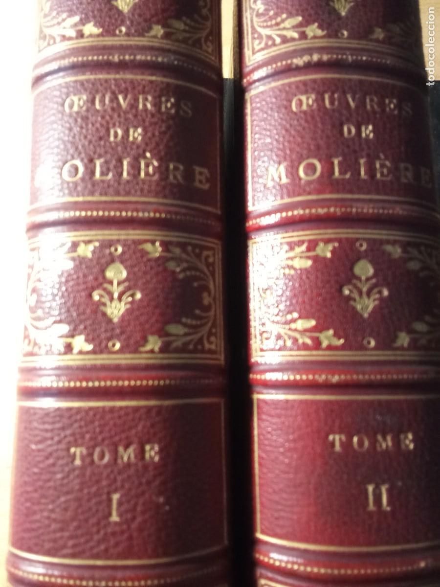 Libros antiguos: Oeuvres de Moli&egrave;re.I ,II. - Foto 1