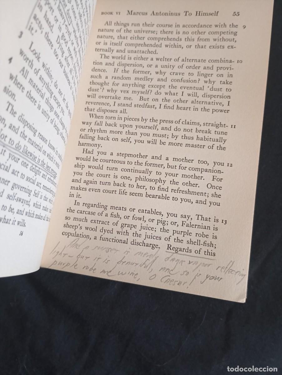 Libros antiguos: MARCUS AURELIUS ANTONINUS. To Himself (1928). - Foto 6