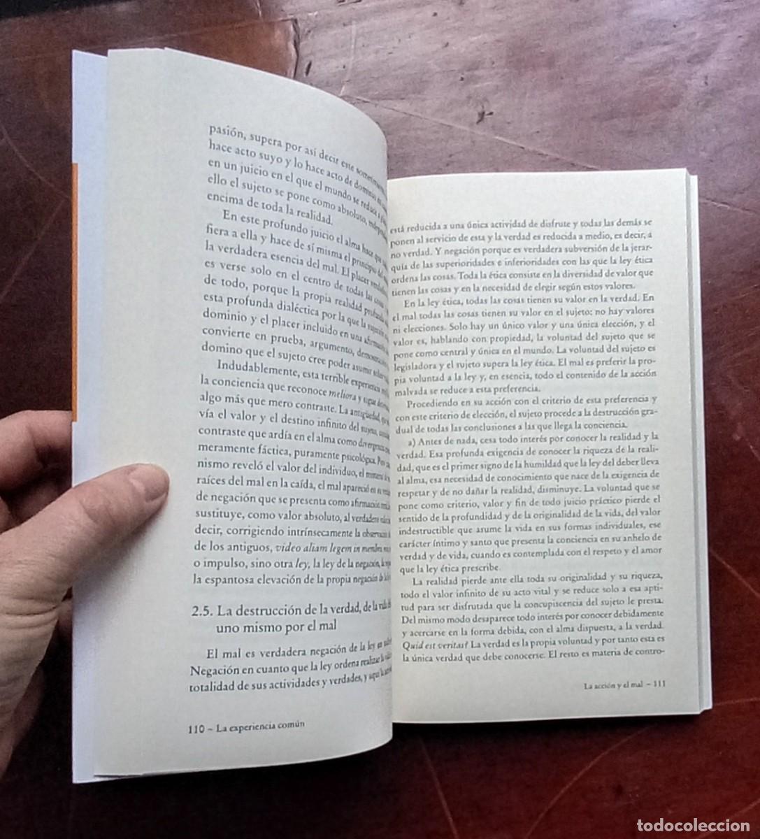 Libros antiguos: Giuseppe Capograssi LA EXPERIENCIA COMUN - Foto 2