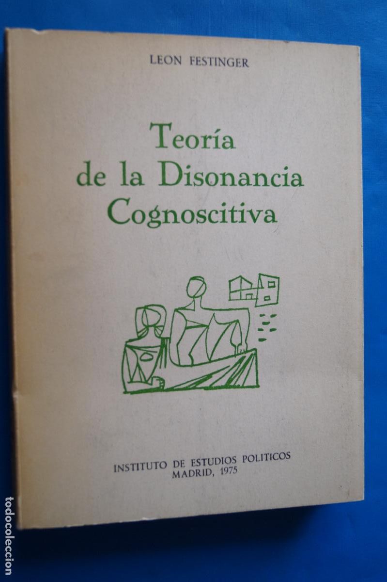 Libros antiguos: TEORIA DE LA DISONANCIA COGNOSCITIVA. LEON FESTINGER
