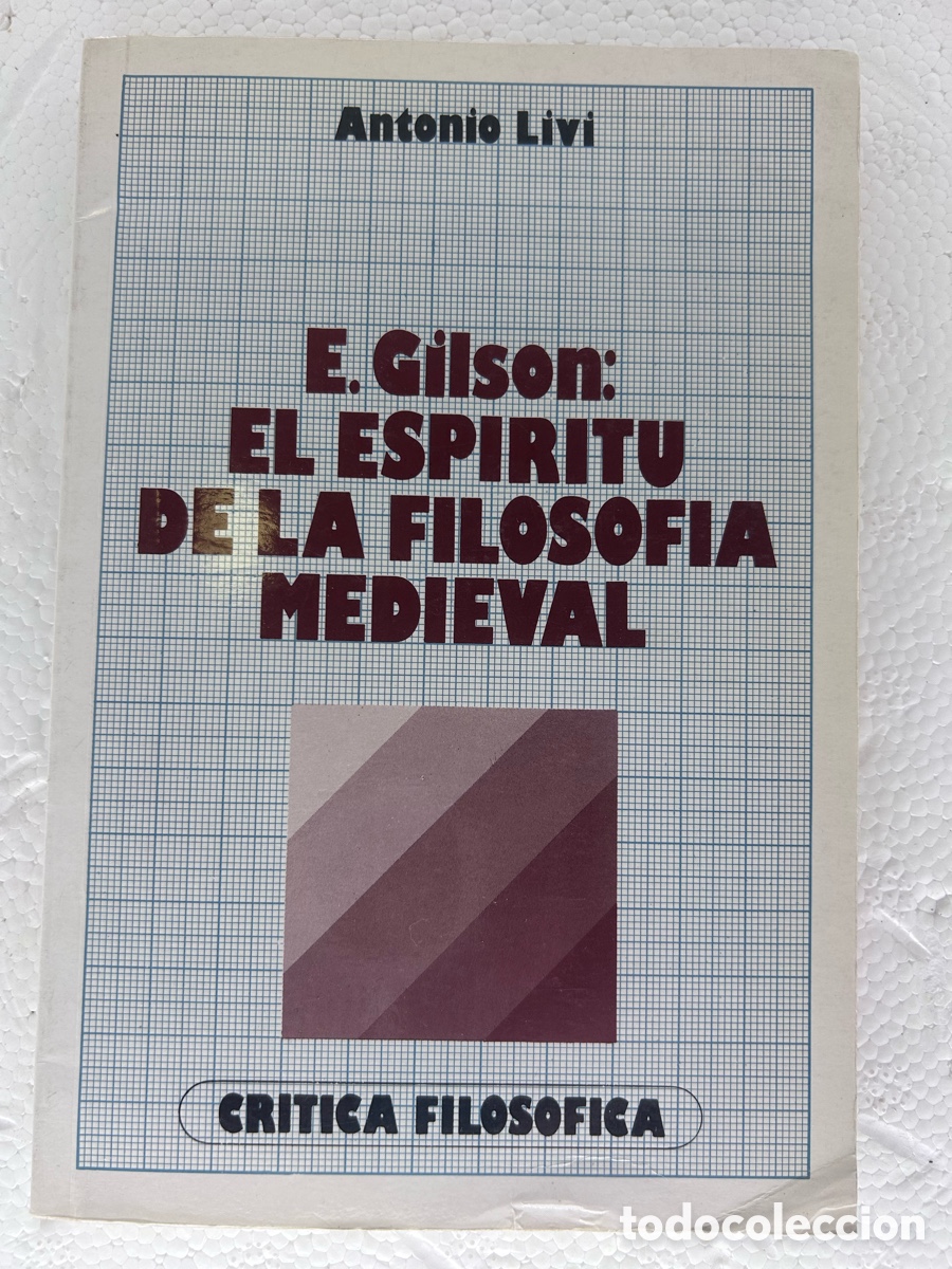 Libros antiguos: El esp&iacute;ritu de la filosof&iacute;a medieval. E . Gibson