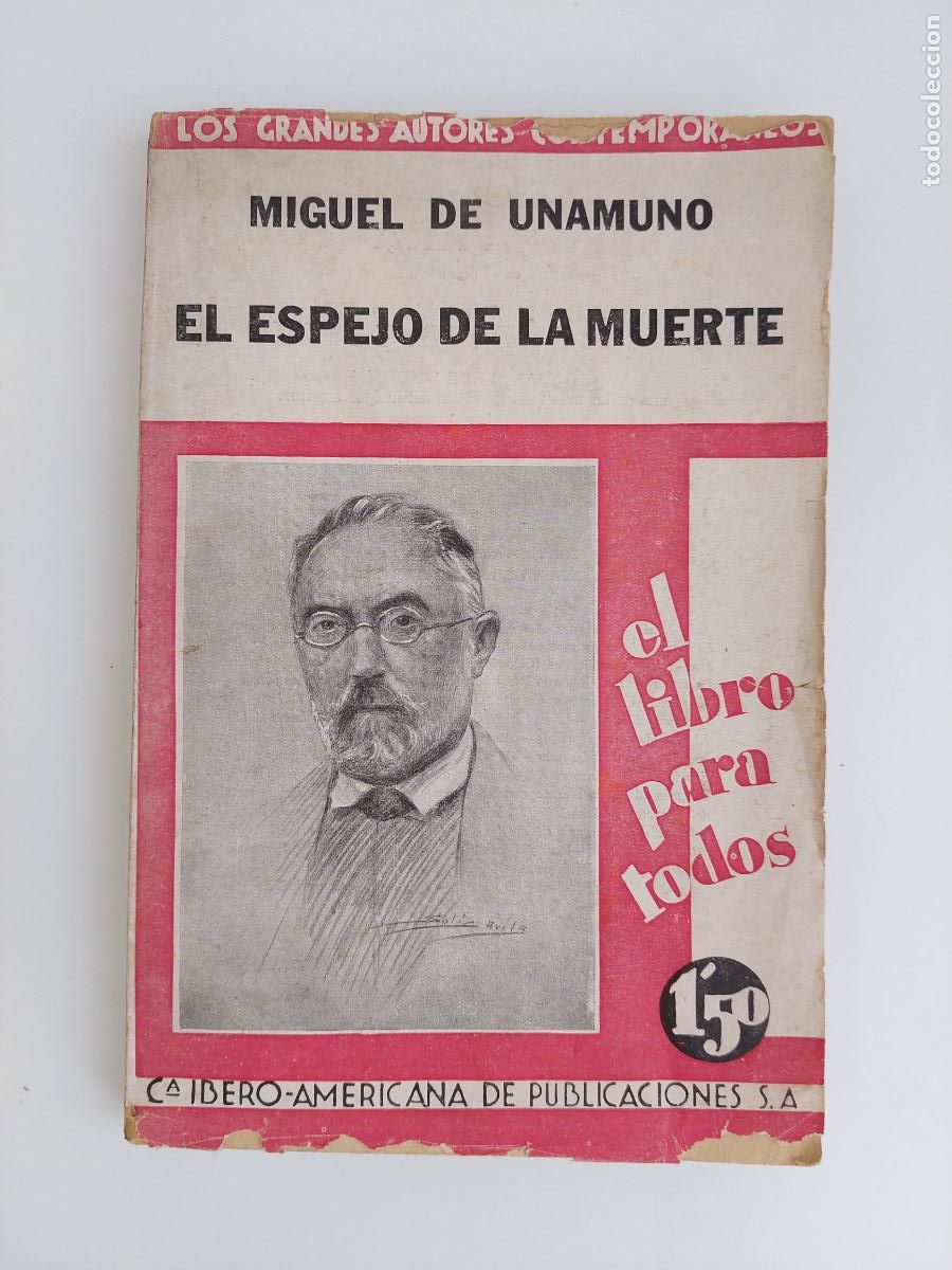 Libros antiguos: El espejo de la muerte : novelas cortas - Unamuno, Miguel de