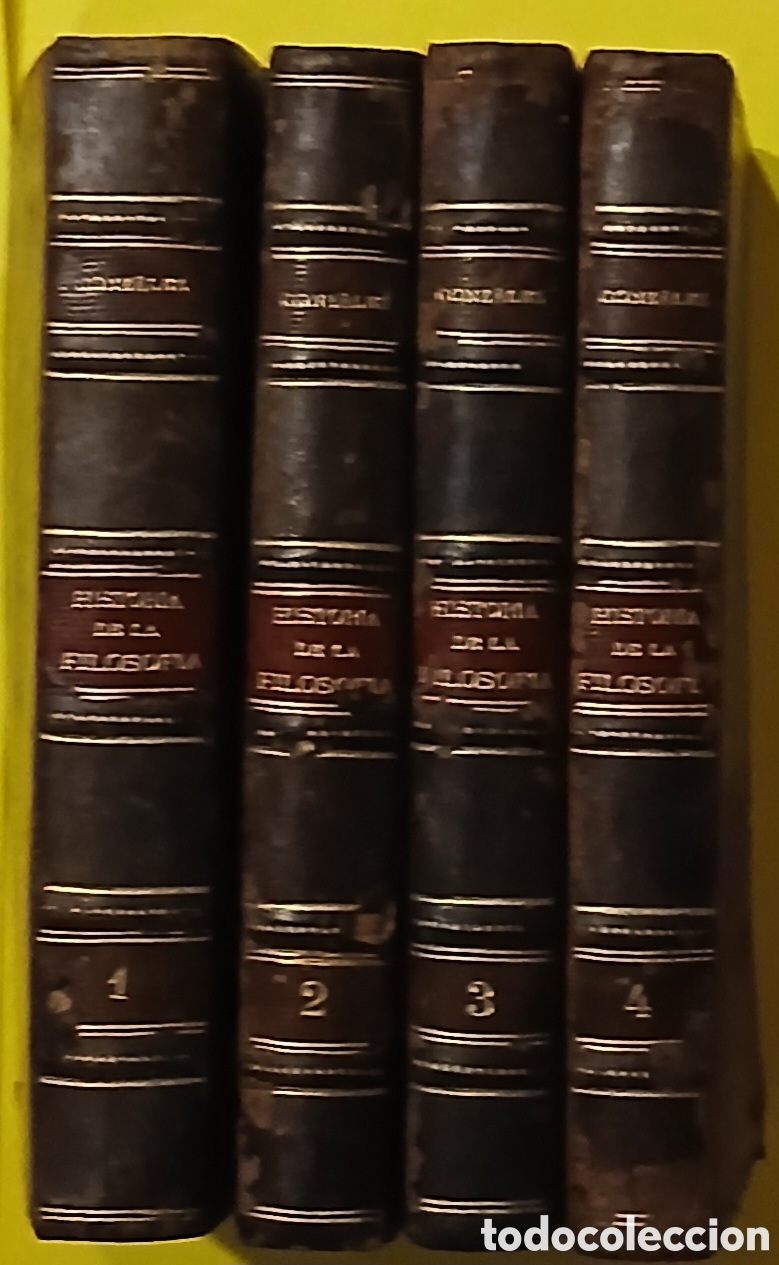 Libros antiguos: Historia de la filosof&iacute;a, Zeferino Gonz&aacute;lez