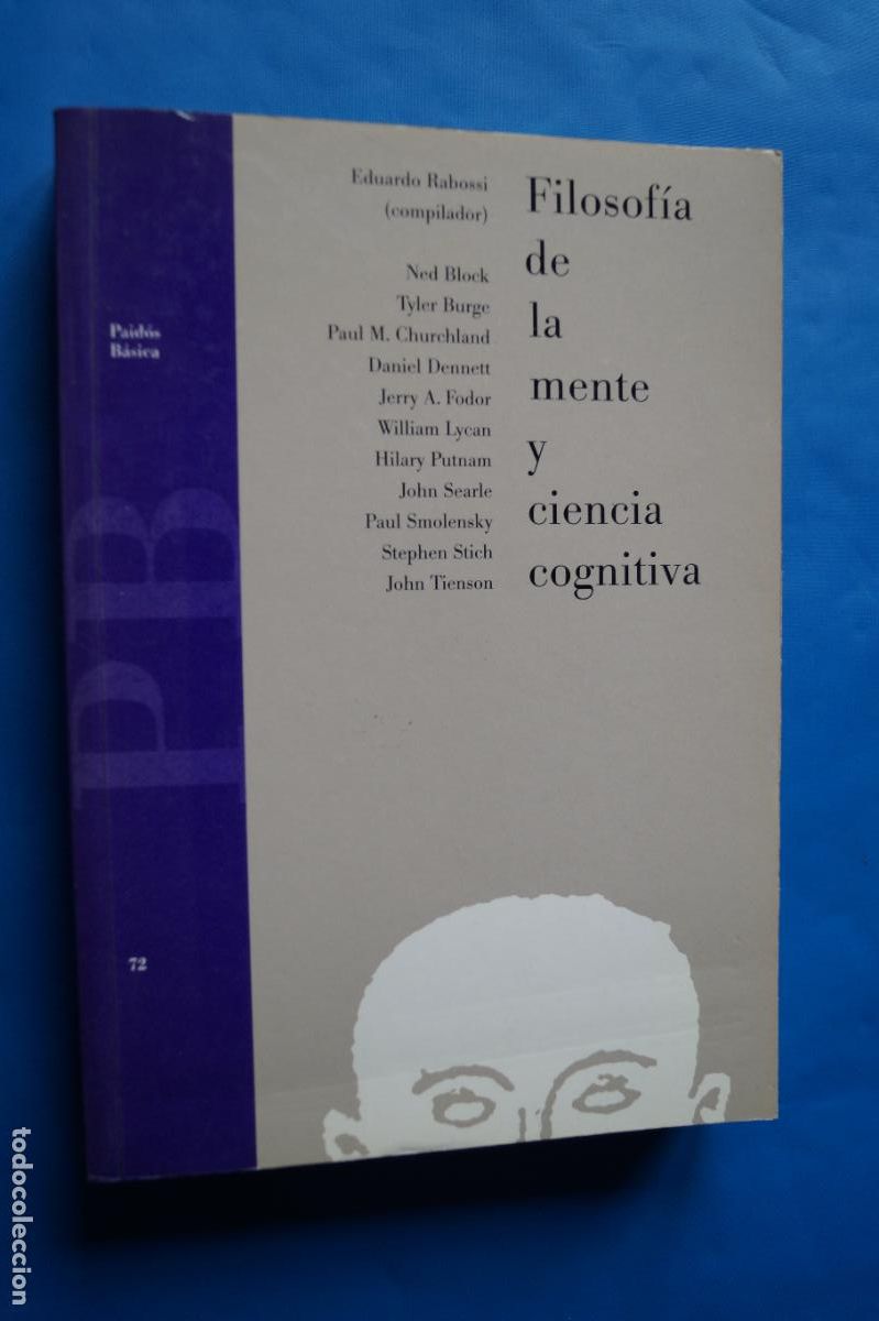 Libros antiguos: FILOSOFIA DE LA MENTE Y CIENCIA COGNITIVA. VV.AA
