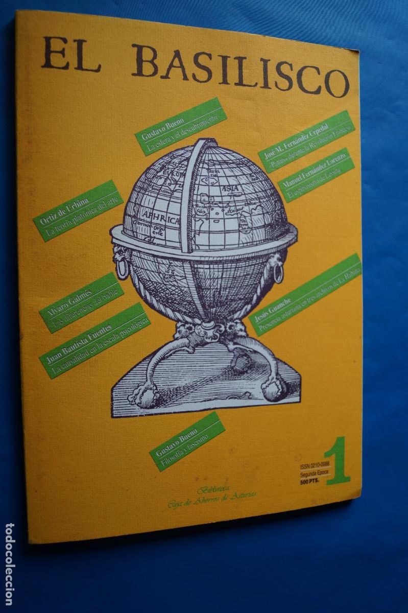 Libros antiguos: EL BASILISCO. REVISTA FILOSOFIA. SON LOS PRIMEROS 11 NUMEROS DE LA SEGUNDA EPOCA.