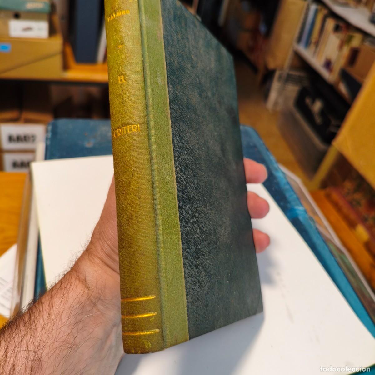 Libros antiguos: El Criteri per Jaume Balmes