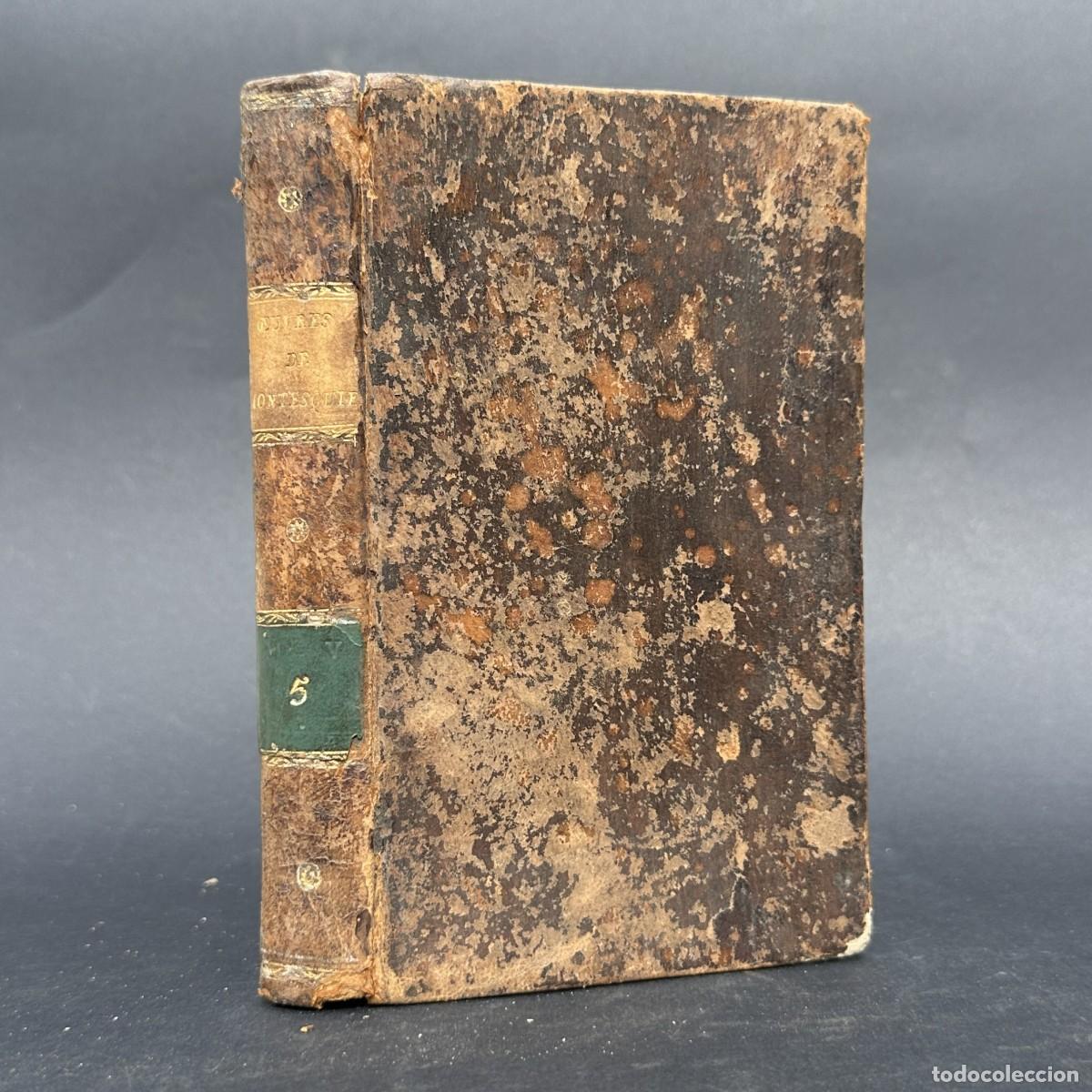 Libros antiguos: a&ntilde;o 1792 - DEFENSE DE L'ESPRIT DES LOIS - MONTESQUIEU - FILOSOFIA - REVOLUCION FRANCESA