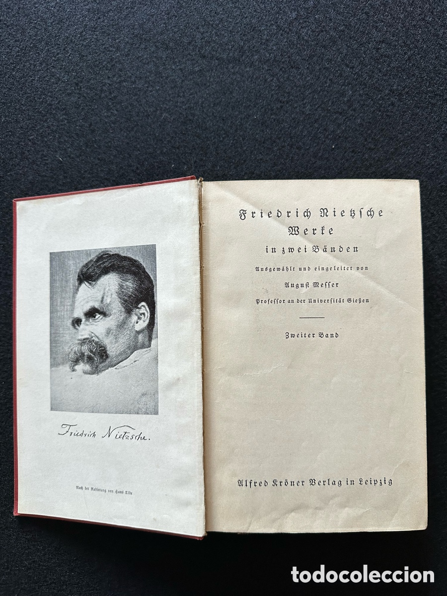 Libros antiguos: Libro de Nietzsche Werke - Foto 3