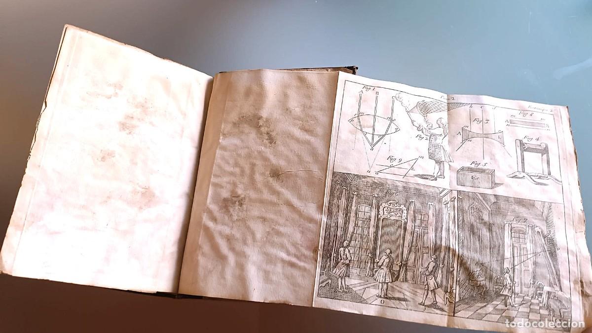 Libros antiguos: A&ntilde;o 1781. Madrid. Recreaci&oacute;n Filos&oacute;fica, por Teodoro de Almeida. P&aacute;ginas desplegables.