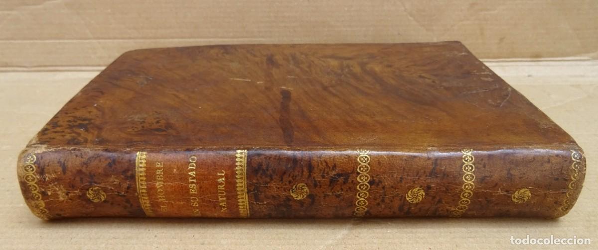 Libros antiguos: EL HOMBRE EN SU ESTADO NATURAL Valladolid 1819-Cartas filos&oacute;fico pol&iacute;ticas