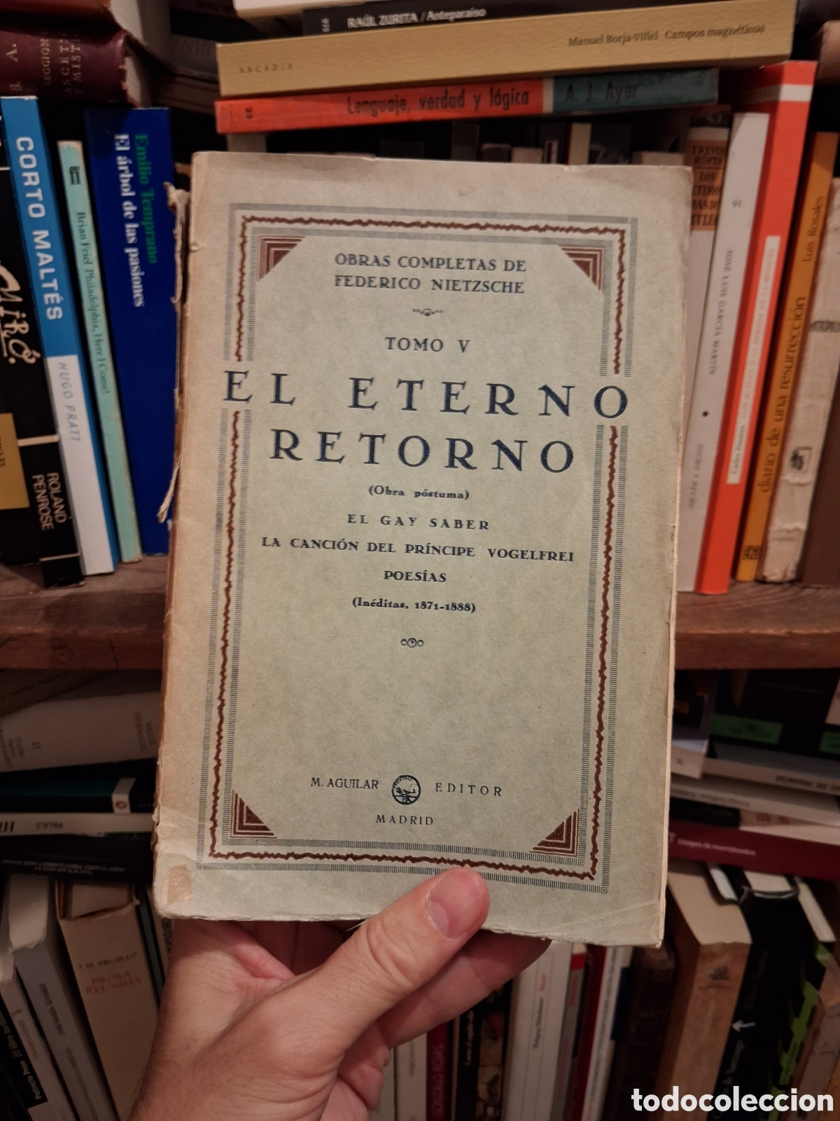 Libros antiguos: El eterno retorno, Federico Nietzsche