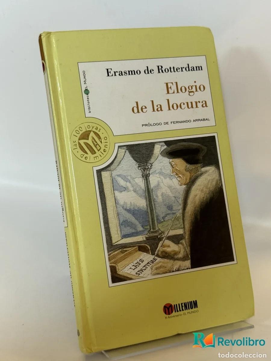 Libros antiguos: Elogio de la locura - Erasmo de Rotterdam