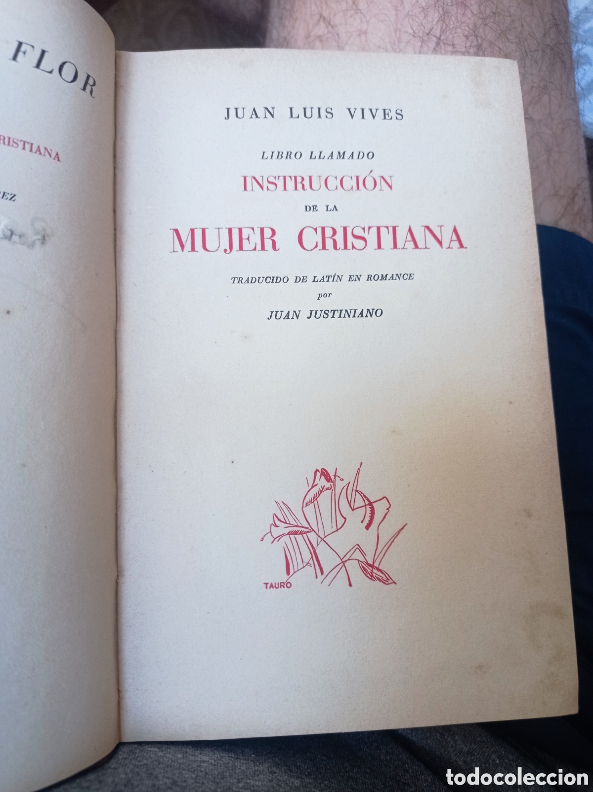 Libros antiguos: JUAN LUIS VIVES INSTRUCCI&Oacute;N DE LA MUJER CRISTIANA. ED. SIGNO. MADRID. 1936