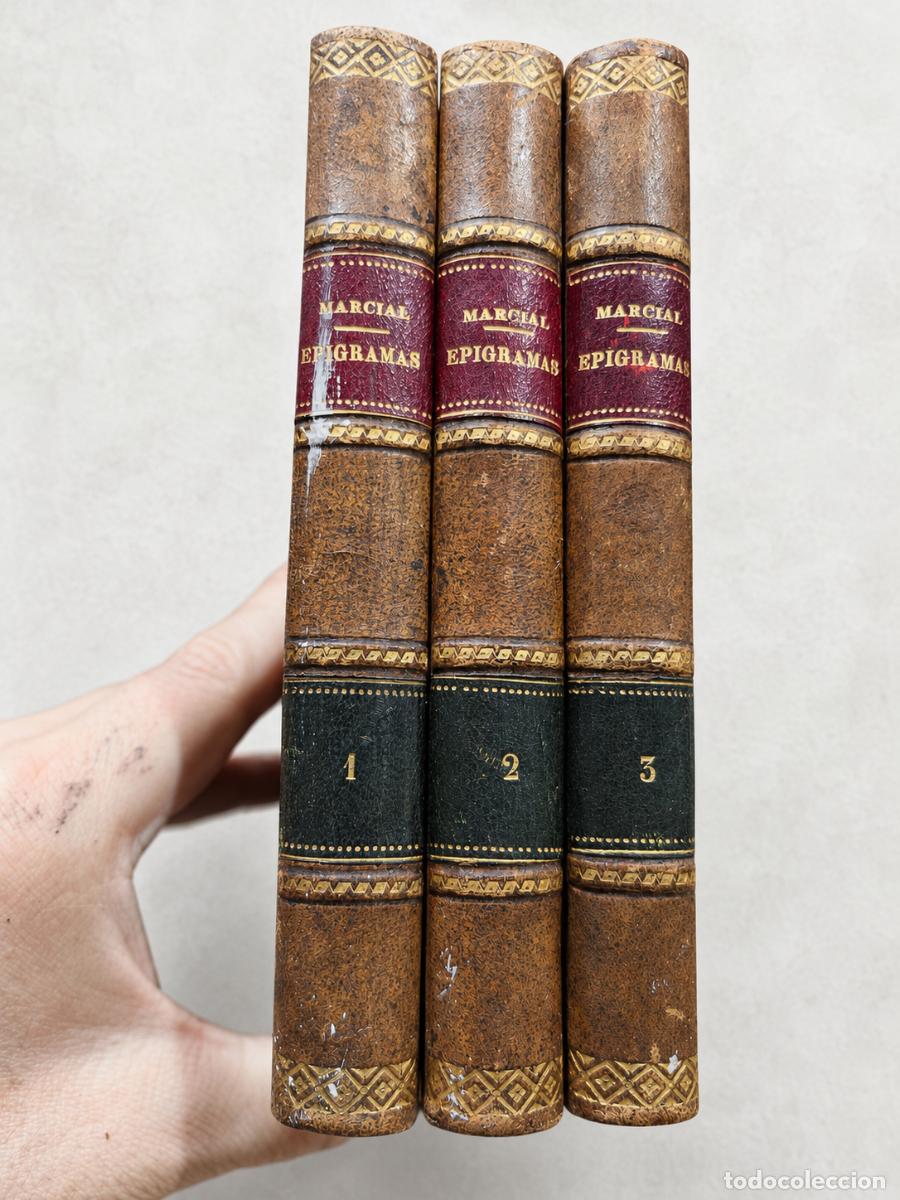 Libros antiguos: MARCO VALERIO MARCIAL &ndash; EPIGRAMAS &ndash; LIBRER&Iacute;A DE LA VIUDA DE HERNANDO Y C.&ordf; &ndash; 1890-1891 &ndash; OBRA COMPL