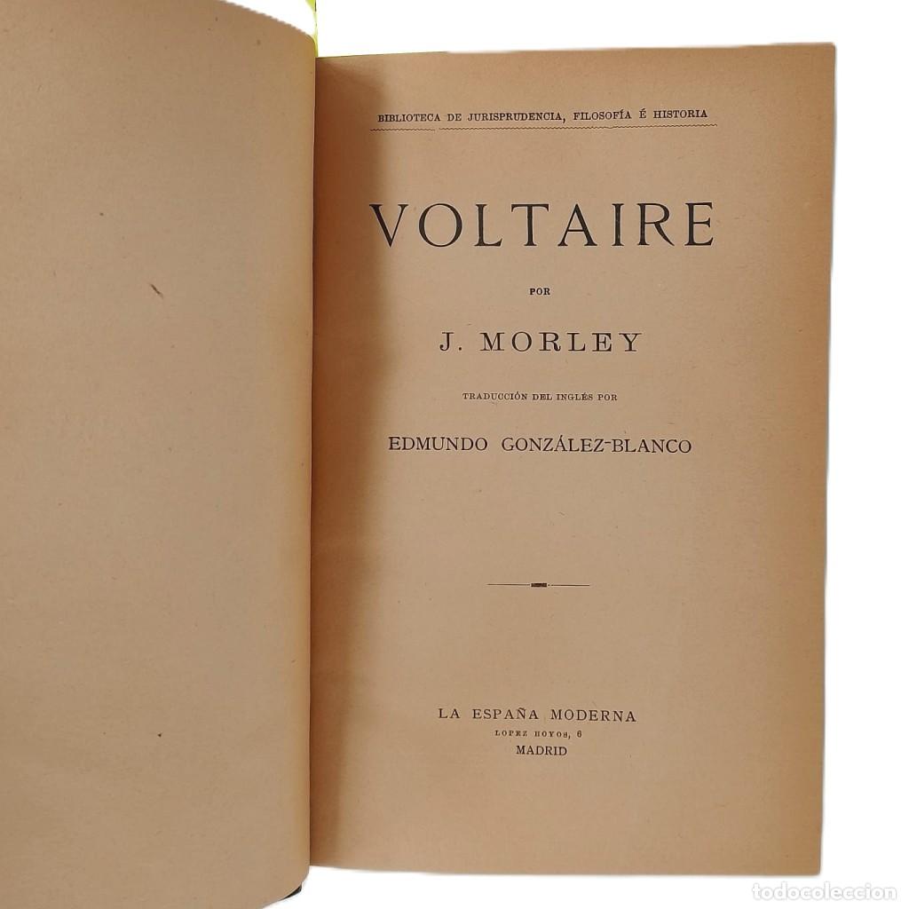 Libros antiguos: VOLTAIRE. Morley, J. - Foto 2