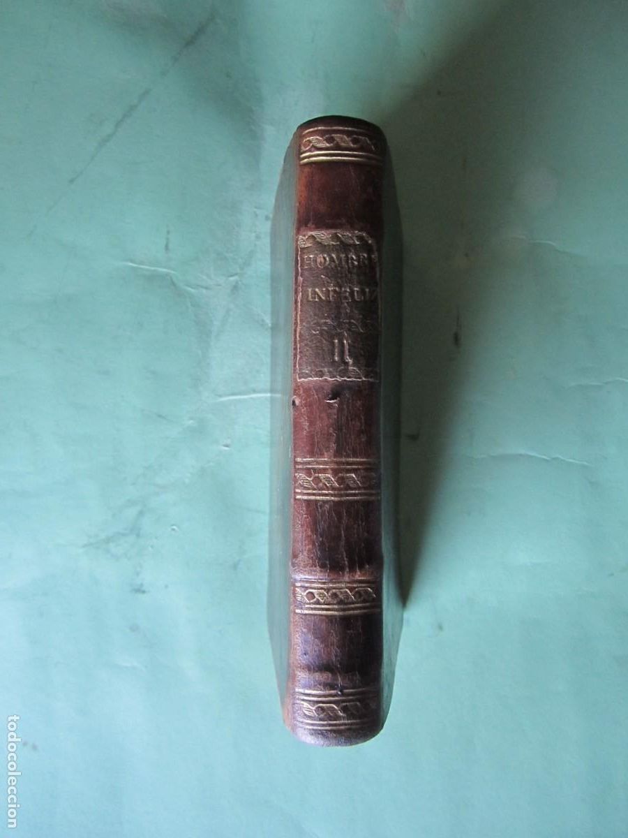 Libros antiguos: EL HOMBRE INFELIZ --CONSOLADO - DIEGO ZU&Ntilde;IGA -1796 -ALCALA --TOMO SEGUNDO