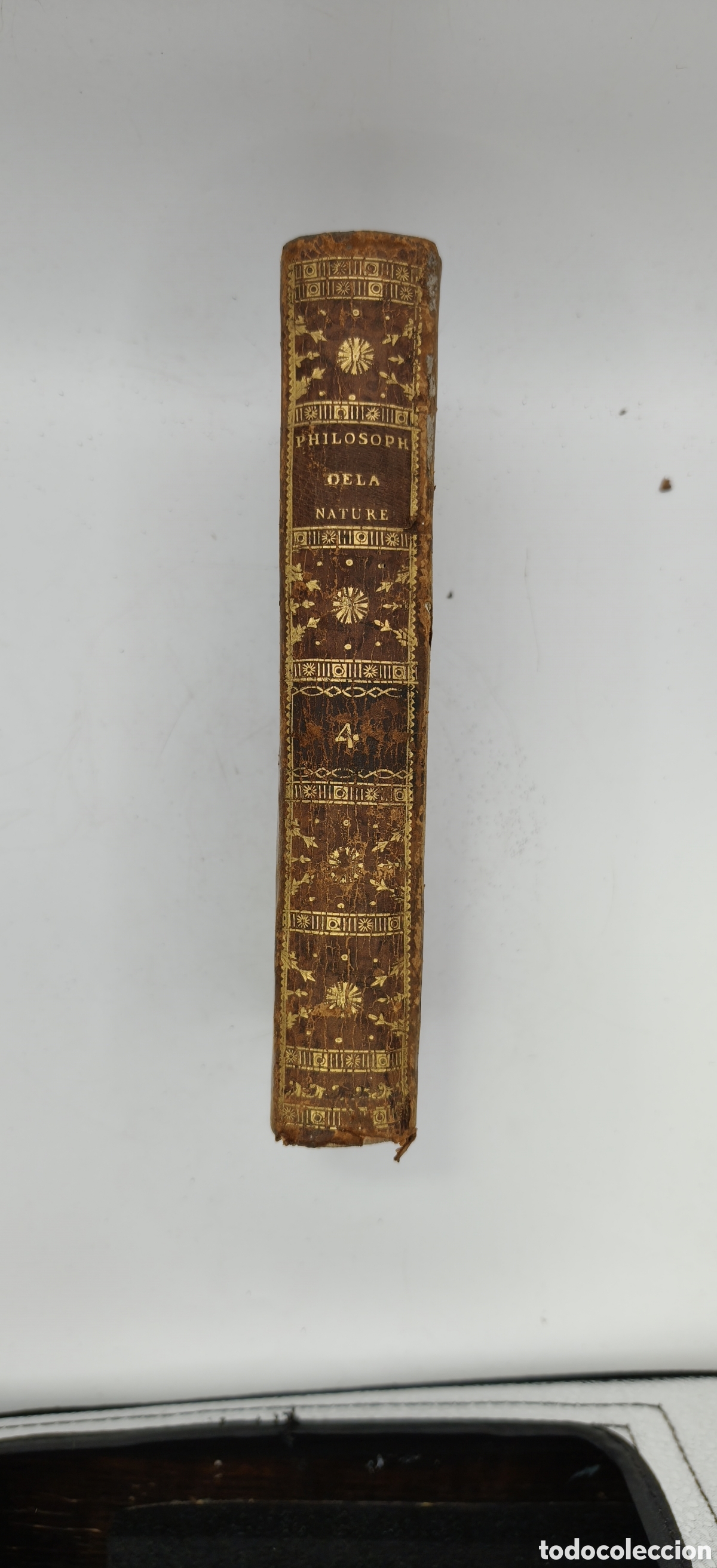 Libros antiguos: Libro Antiguo 1789 - De la Philosophie de la Nature (Tomo 4) - J.B. Delisle de Sales. Ed. Londres.