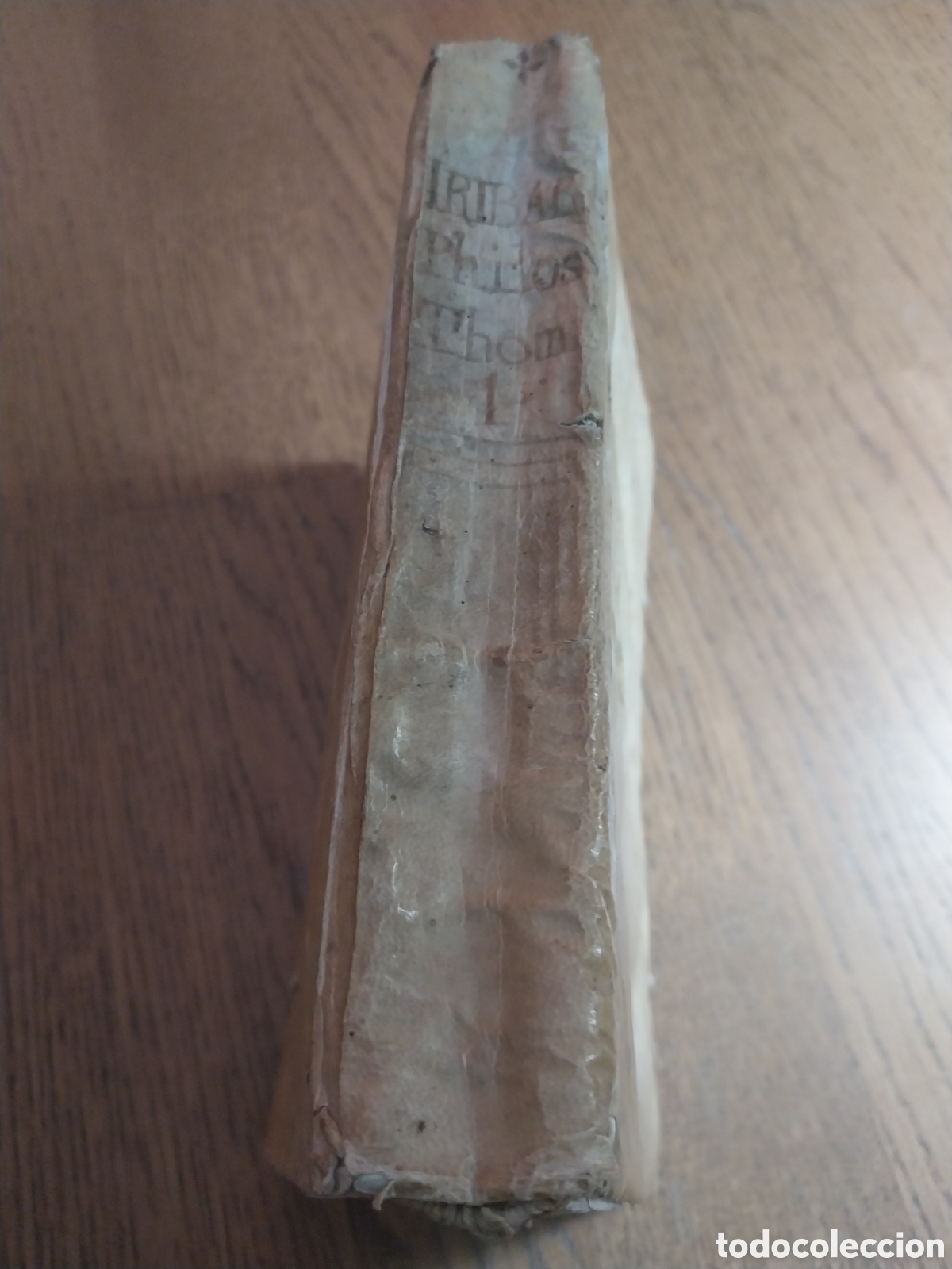 Libros antiguos: CURSUS PHILOSOPHICUS . TOMO I IRUBARREN A&Ntilde;O 1751