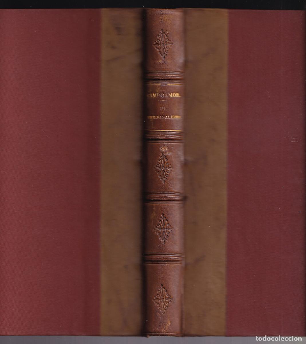 Libros antiguos: RAM&Oacute;N DE CAMPOAMOR: EL PERSONALISMO. 1855. CON DEDICATORIA AUT&Oacute;GRAFA DEL AUTOR. NAVIA. ASTURIAS