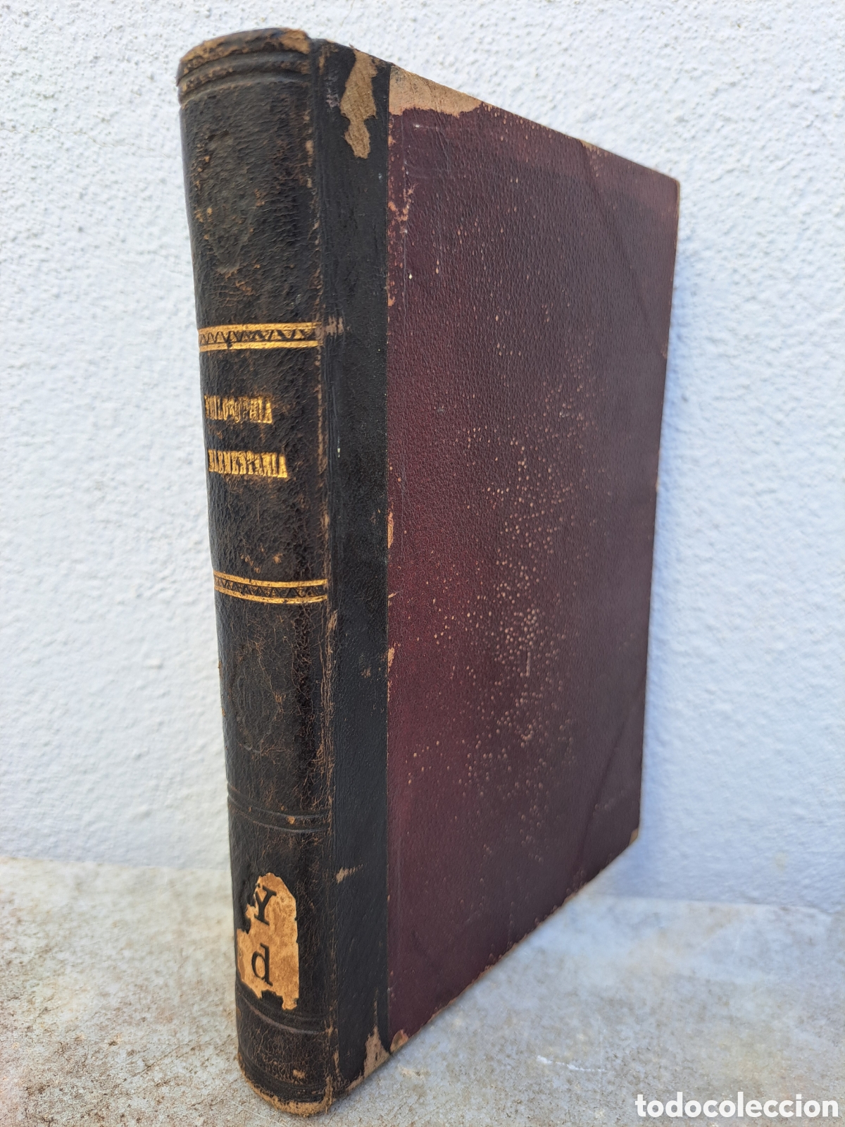 Antiquarische B&uuml;cher: PHILOSOPHIA ELEMENTARIA - ZEPHYRINI GONZALEZ - 1893, VOL. III