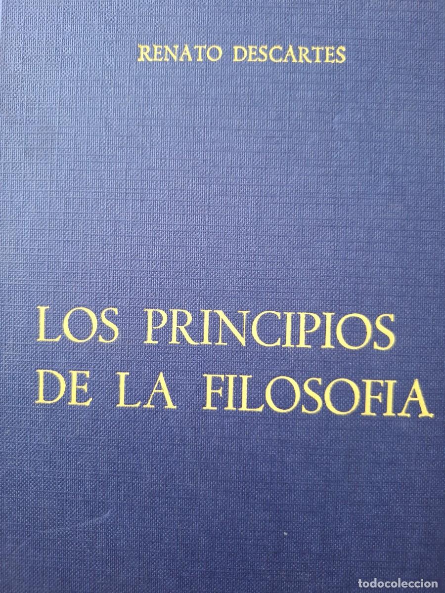Libros antiguos: los principios de la filosof&iacute;a Renato Descartes