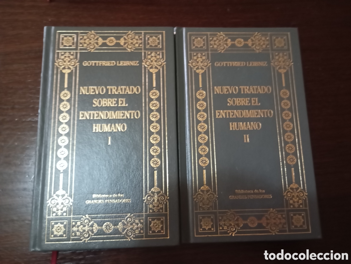 Libros antiguos: Nuevo tratado sobre el entendimiento humano 1 y 2. Goteriez. RBA
