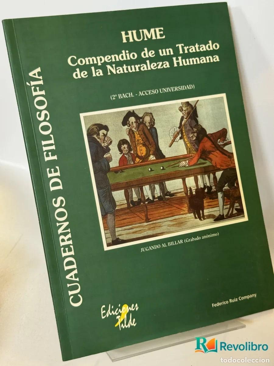 Libros antiguos: Hume Compendio de un Tratado de la Naturaleza Humana