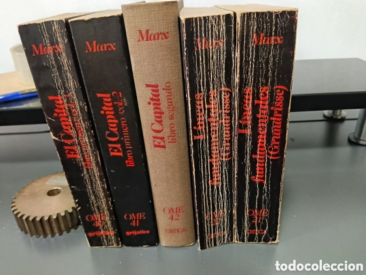 Libros antiguos: El Capital 3v.Grundise 2.OME
