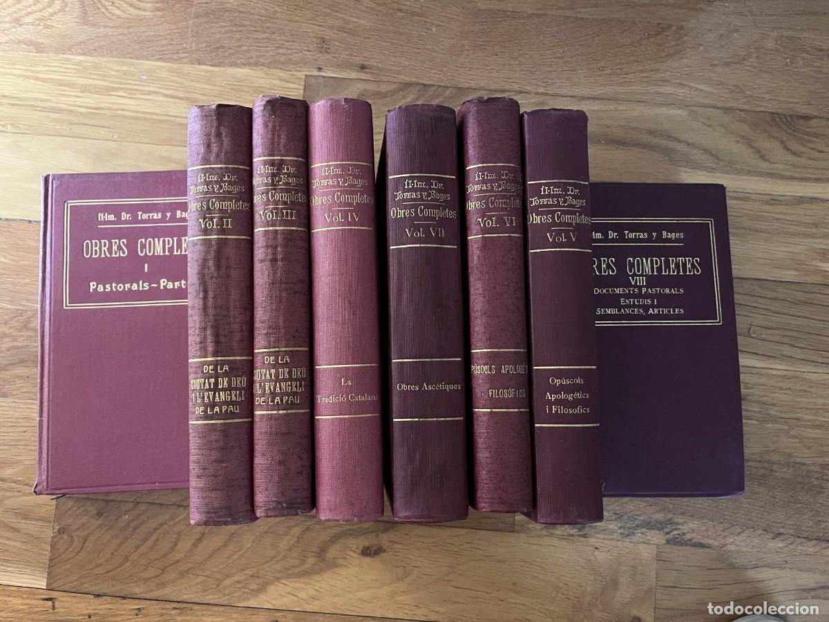 Libros antiguos: Obres Completes de Joseph Torres i Bages- 8 volums