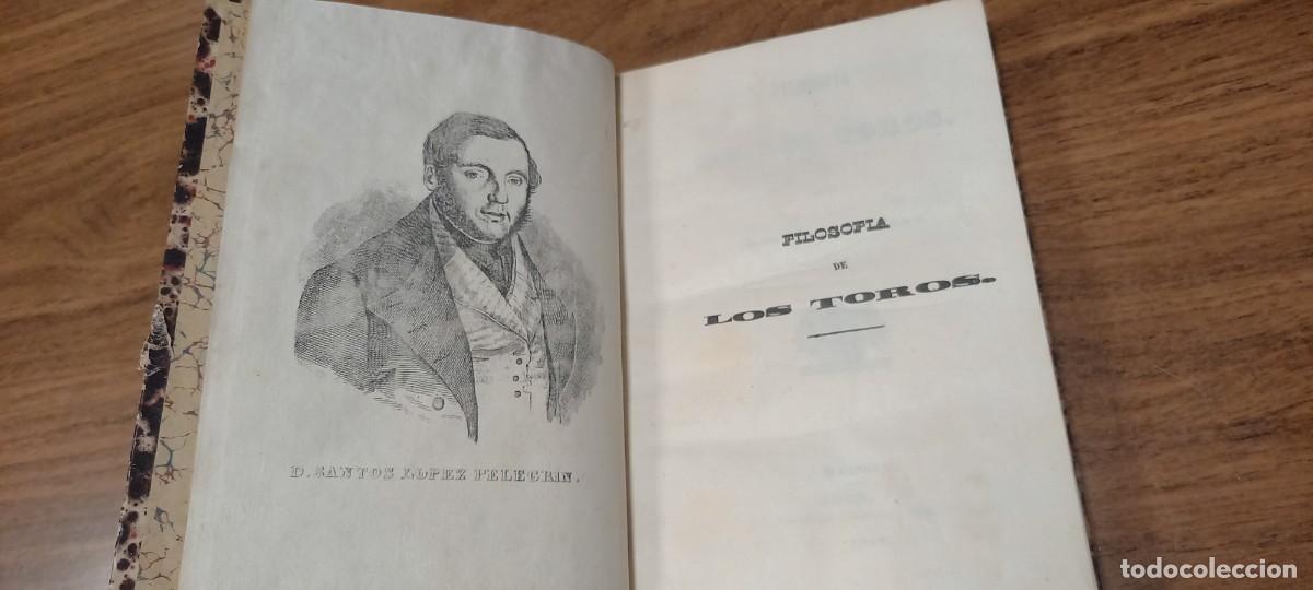 Libros antiguos: FILOSOF&Iacute;A DE LOS TOROS - ABENAMAR (Santos L&oacute;pez Pelegr&iacute;n)