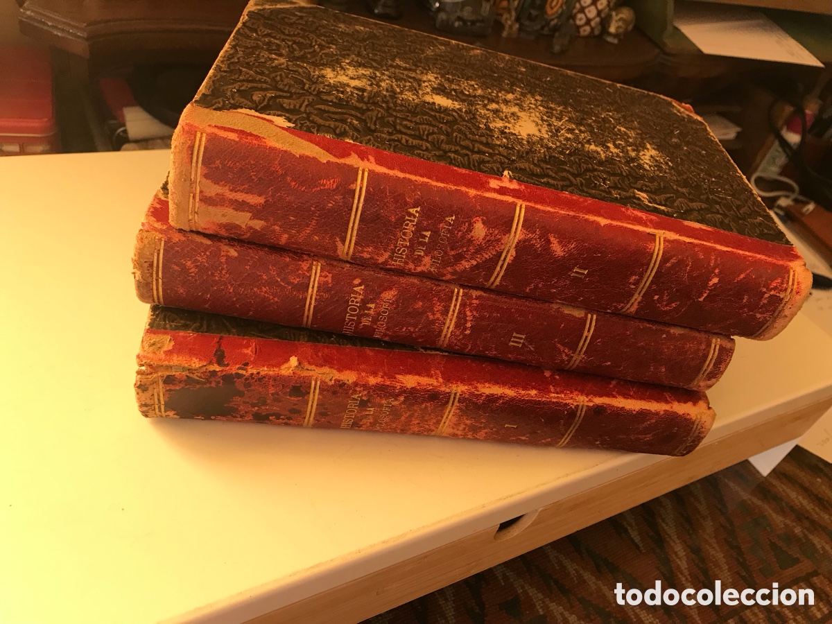 Libros antiguos: Historia de la filosof&iacute;a. Zeferino Gonz&aacute;lez obispo de C&oacute;rdoba. Madrid 1878