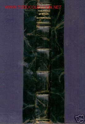 Libros antiguos: 1922.PIEL.LIBRO DE VIAJES.PRINDE OF WALES EASTERN BOOK