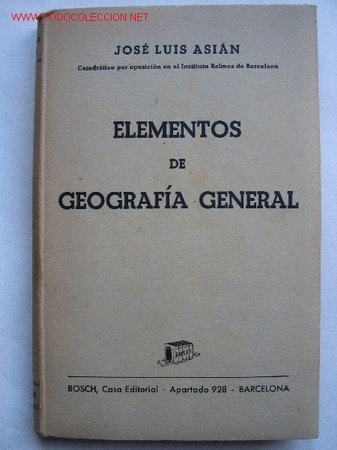 Libros antiguos: ELEMENTOS DE GEOGRAF&Iacute;A GENERAL - Foto 1