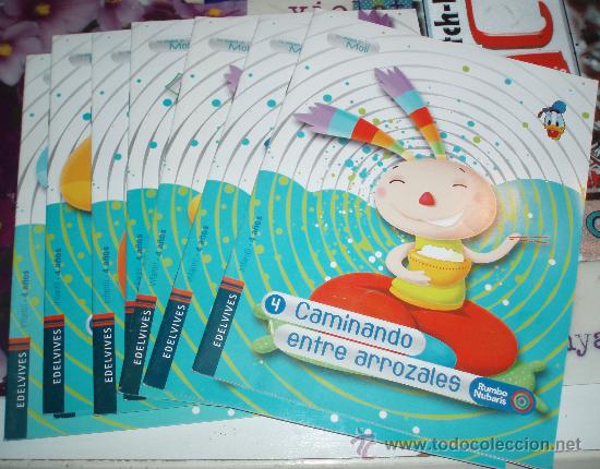 Old books: los viajes de moli 6 cuadernillos para ni&ntilde;os de 4 a&ntilde;os