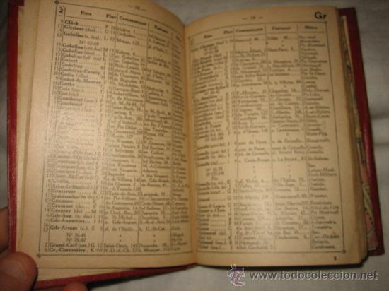 Libros antiguos: PLAN COMMODE DE PARIS RUES & TRAMWAYS METROPOLITAIN - Foto 2